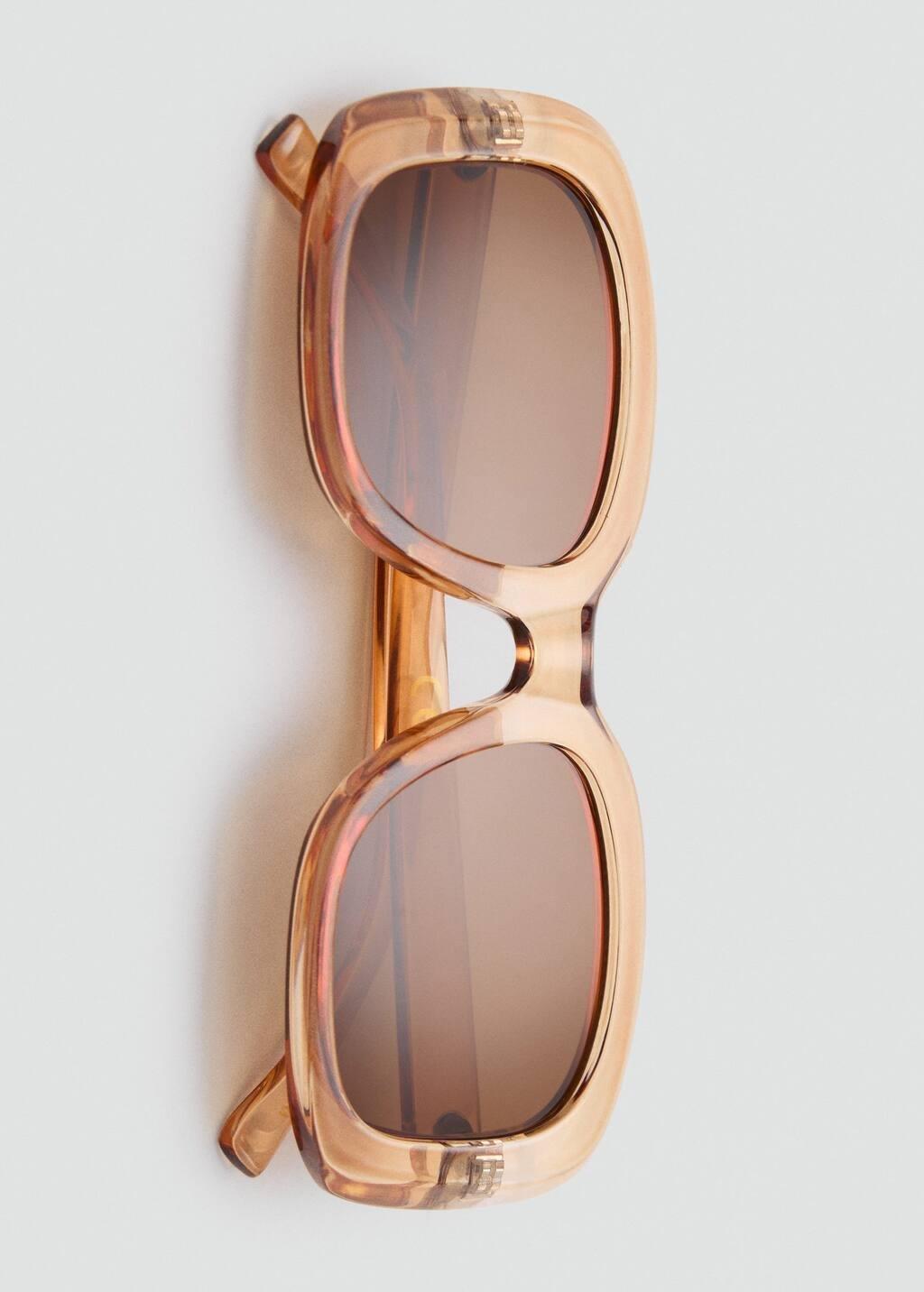 LT-PASTEL ORANGE Squared frame sunglasses, 0201_26, large image number 2