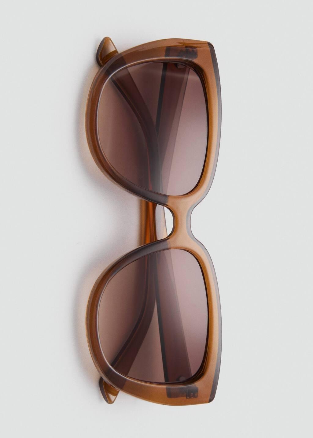 Brown Resin Frame Sunglasses, Brown, large image number 2