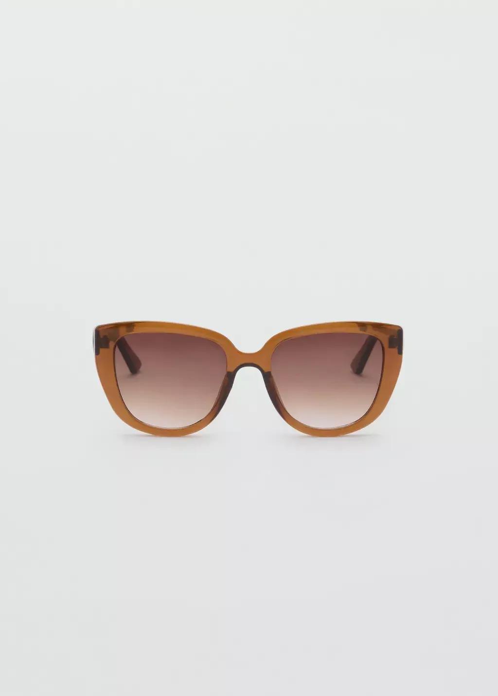 Brown Resin Frame Sunglasses, Brown, large image number 3