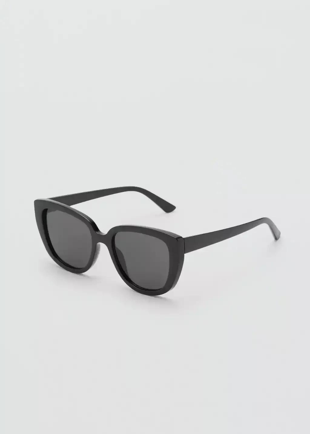Black Resin Frame Sunglasses, , medium