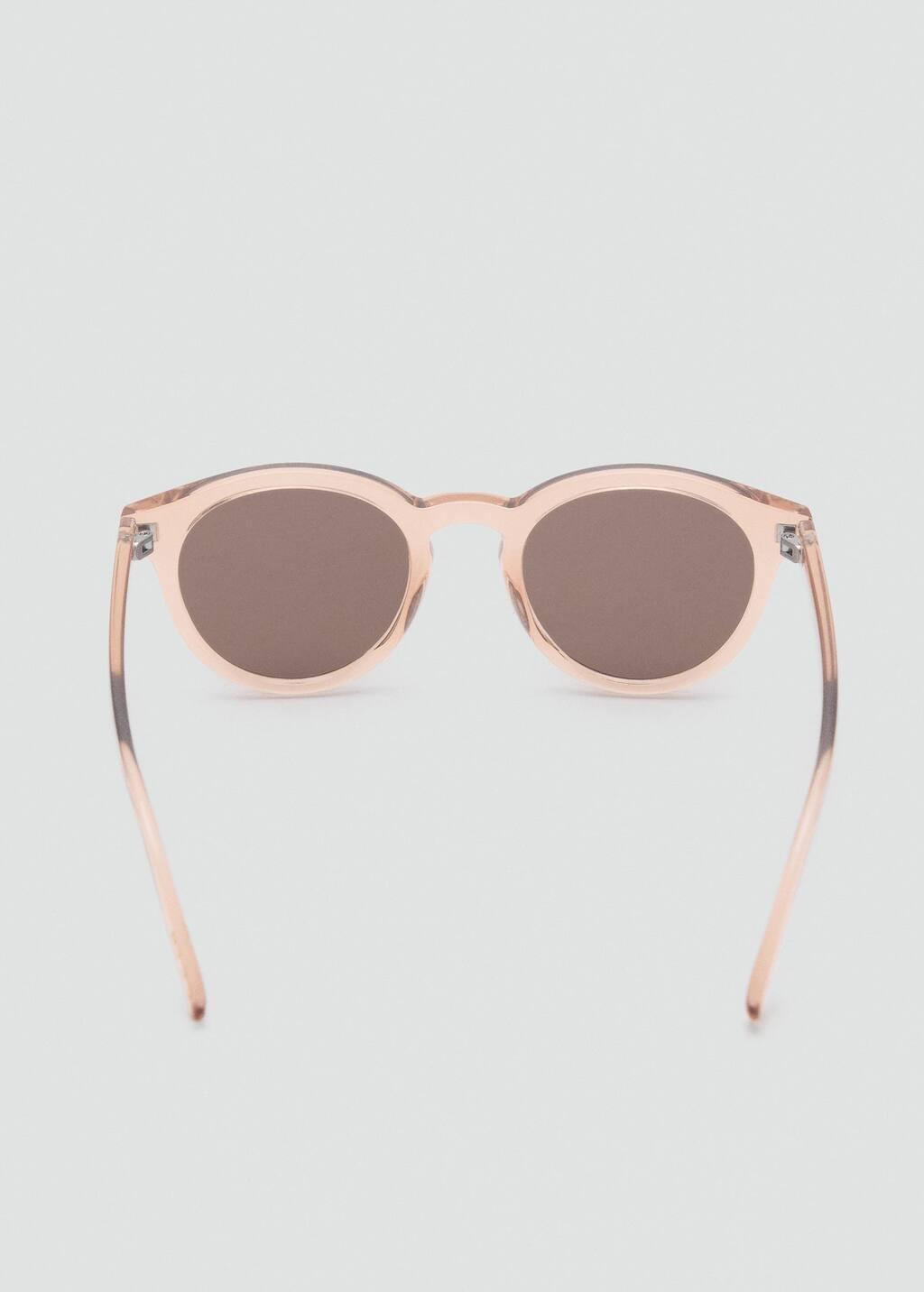 Pink Round-Framed Sunglasses, Light-Pastel Pink, large image number 1