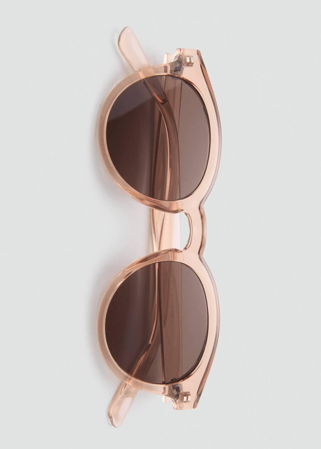 Pink Round-Framed Sunglasses, Light-Pastel Pink, large image number 2