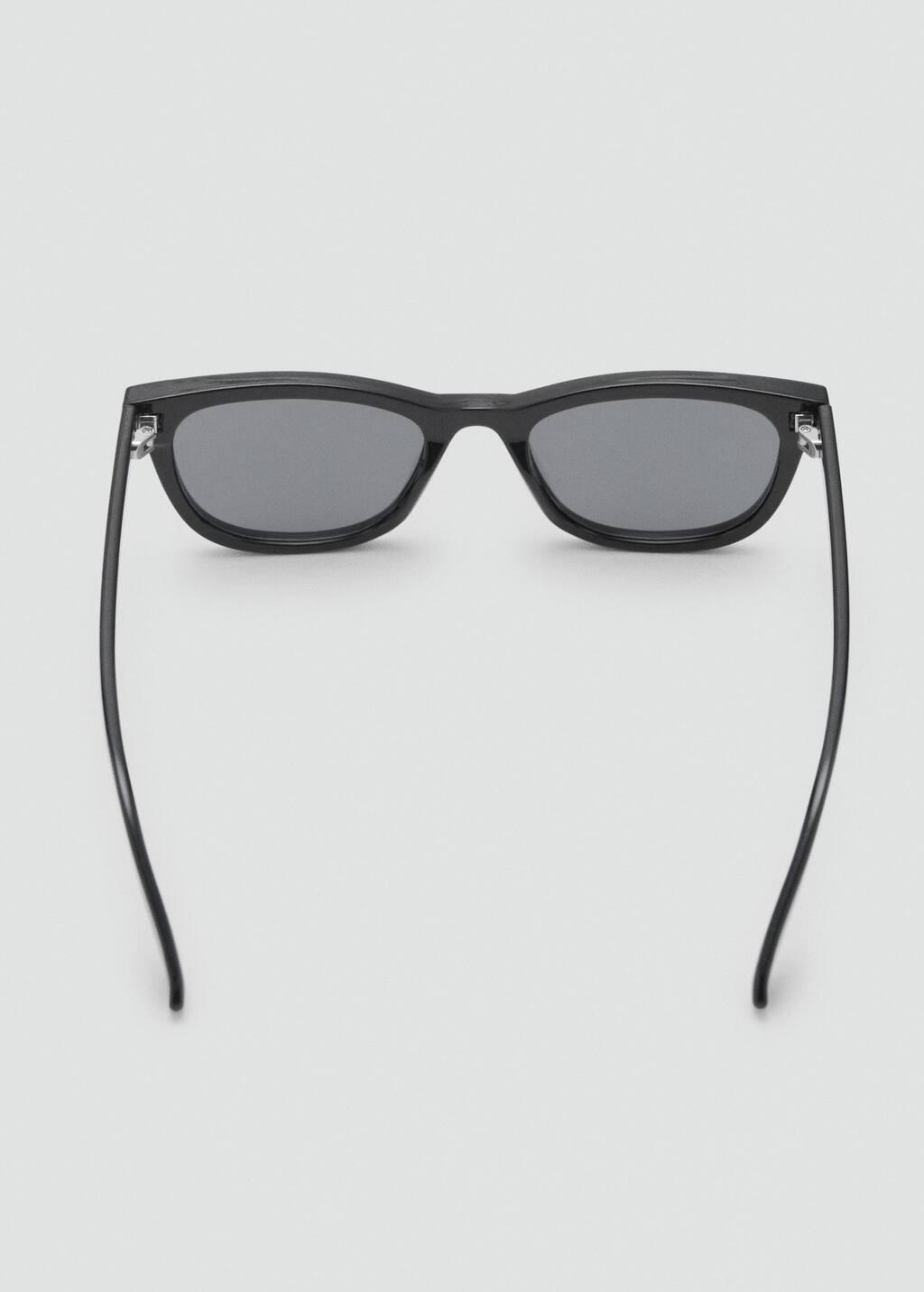 Black Resin Frame Sunglasses, Black, large image number 1