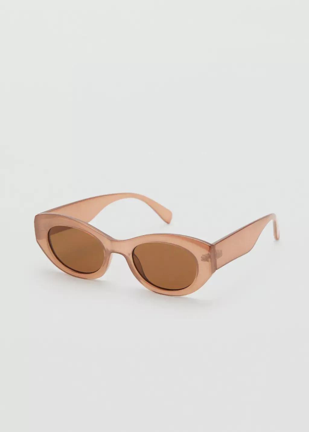 Brown Resin Frame Sunglasses, Brown, large image number 0