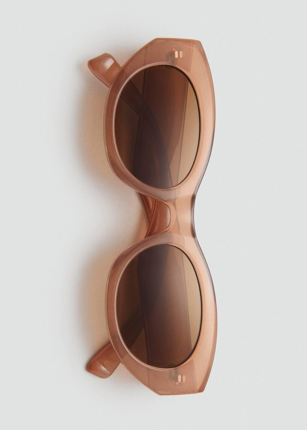 Brown Resin Frame Sunglasses, Brown, large image number 2