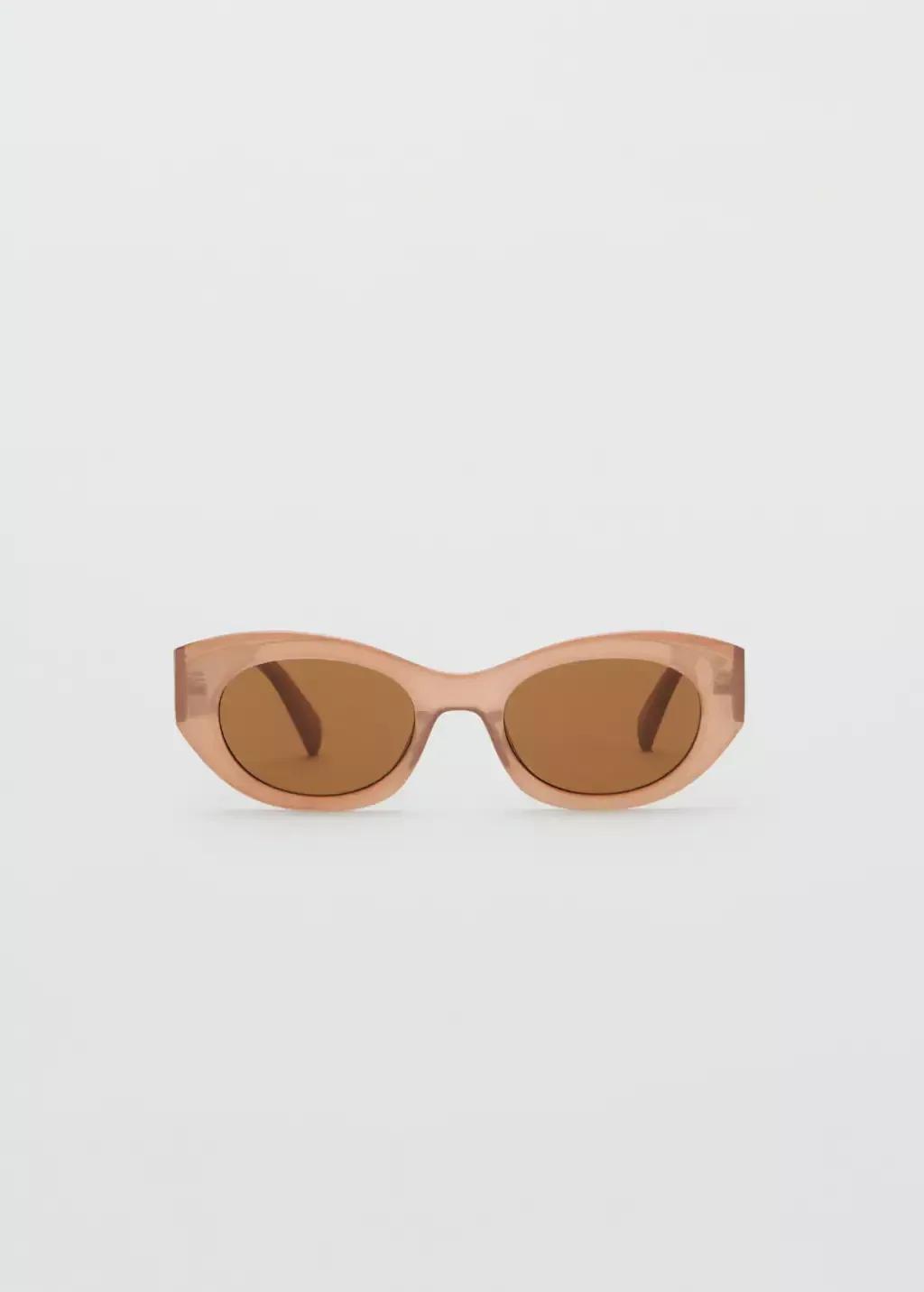 Brown Resin Frame Sunglasses, Brown, large image number 3