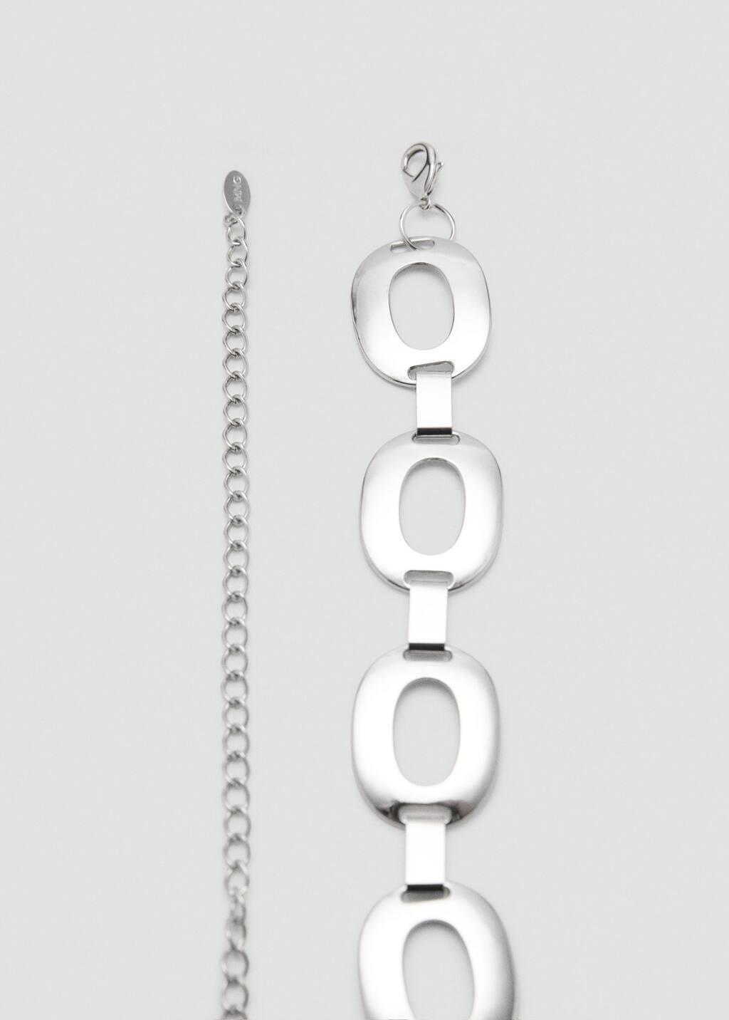Silver Circular Link Belt, Silver, large image number 0