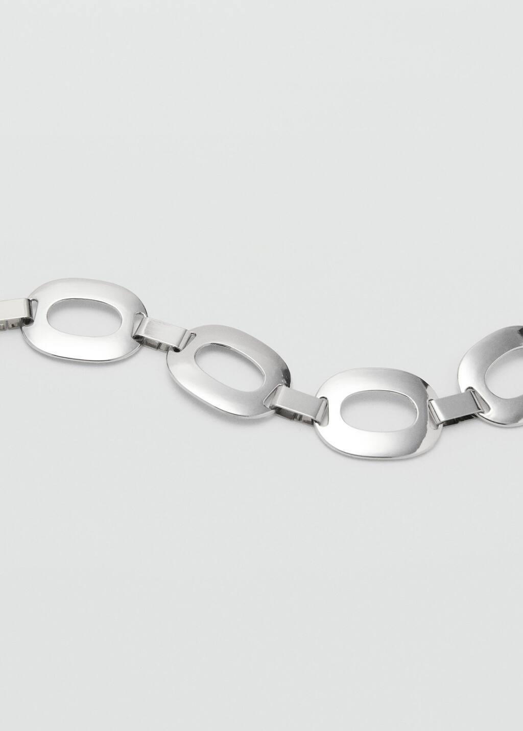 Silver Circular Link Belt, Silver, large image number 1