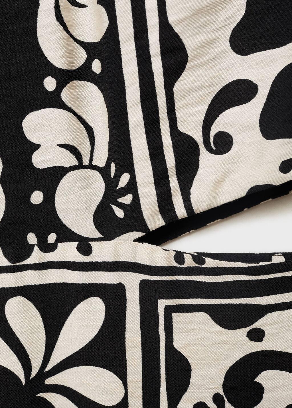 Black Midi-Dress With Cut-Out, , large image number 7