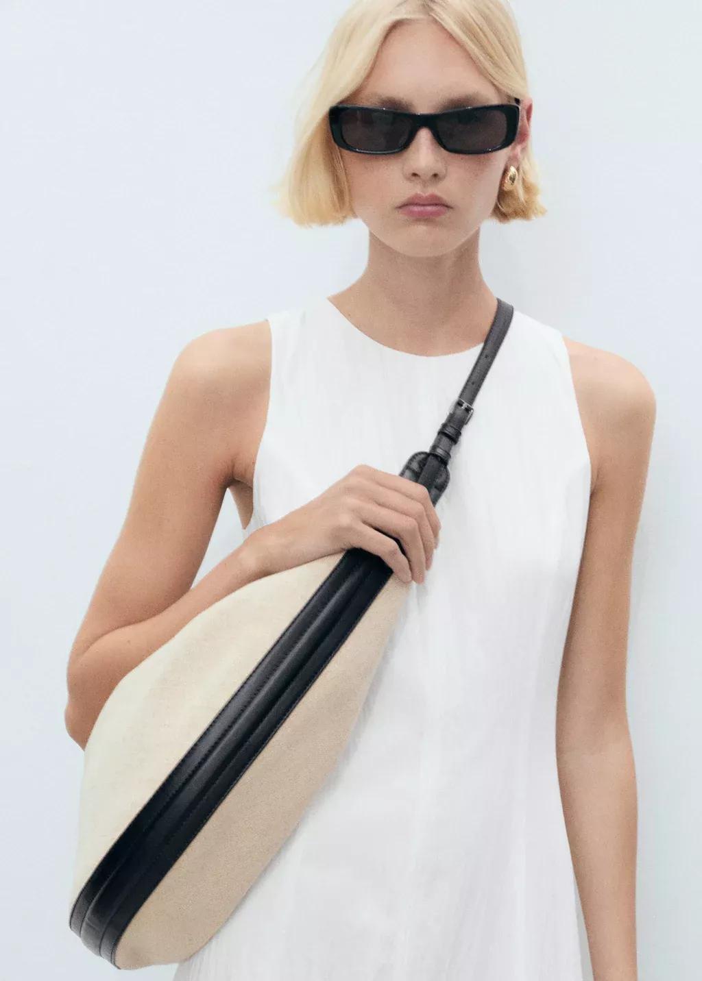 White Long Balloon Dress, , large image number 1