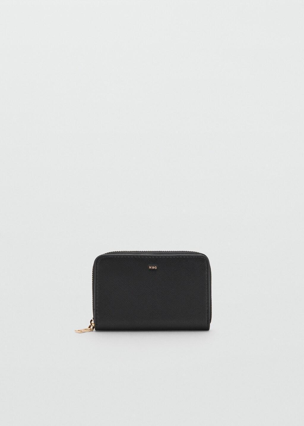 Black Saffiano-Effect Wallet, 0201_99, large image number 8