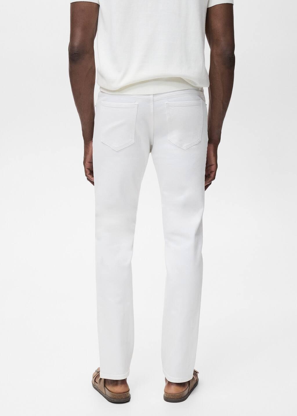 White Slim Fit White Jan Jeans, White, large image number 7