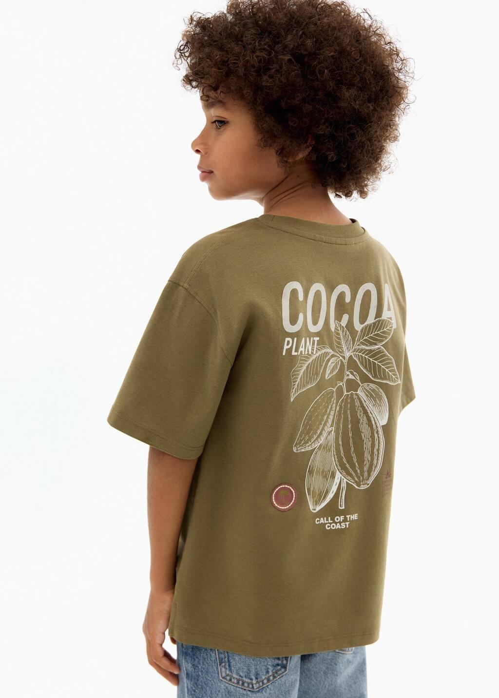 DARK GREEN Short-sleeved printed t-shirt, Kids Boy, , large image number 4