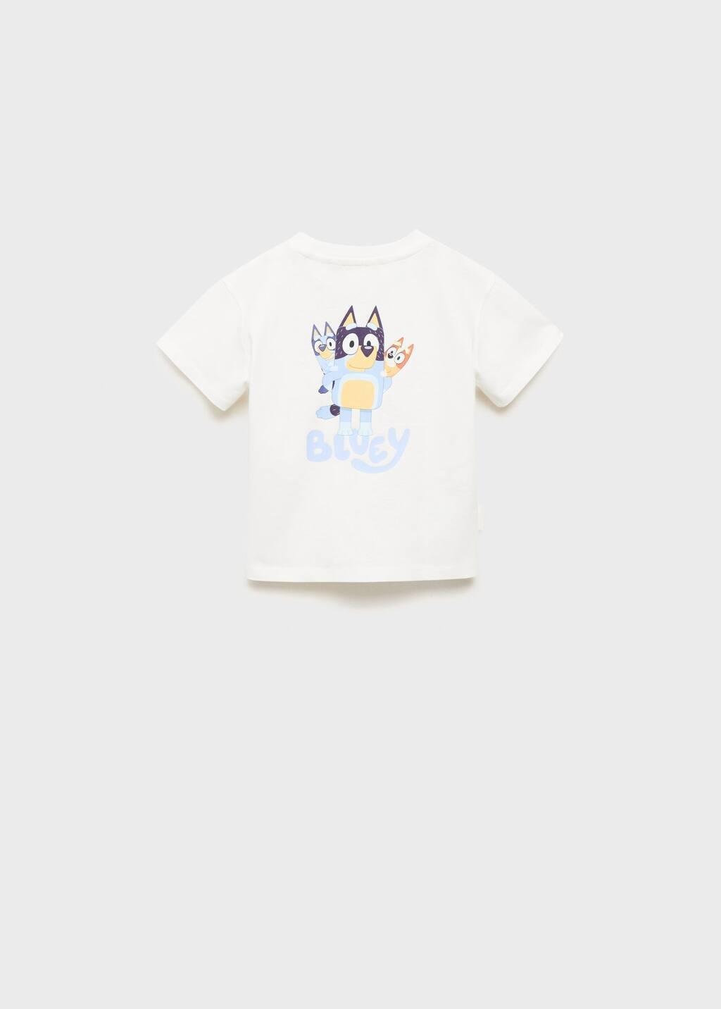 NATURAL WHITE Bluey printed t-shirt, Baby Boy, Natural White, medium