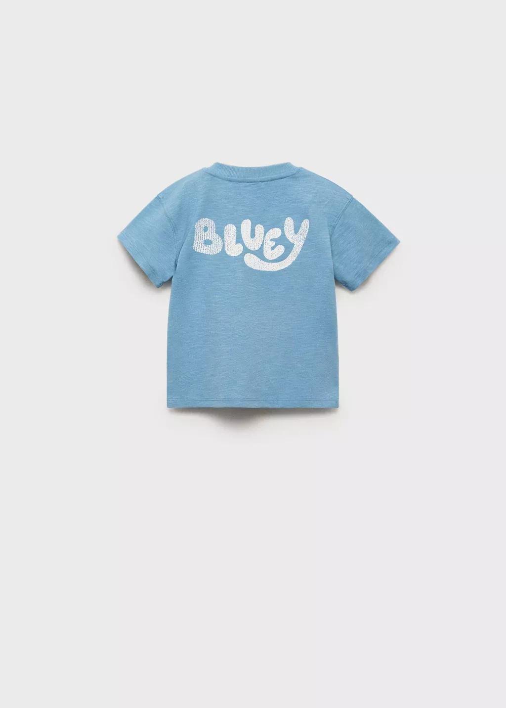 Blue Bluey Printed T-Shirt, Kids Boys, , large image number 1
