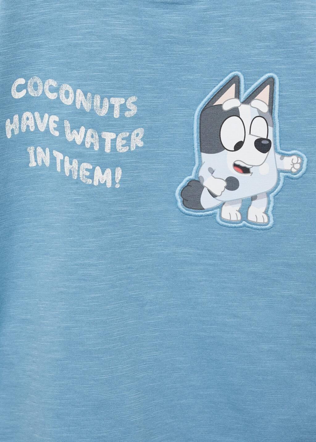 Blue Bluey Printed T-Shirt, Kids Boys, , large image number 2