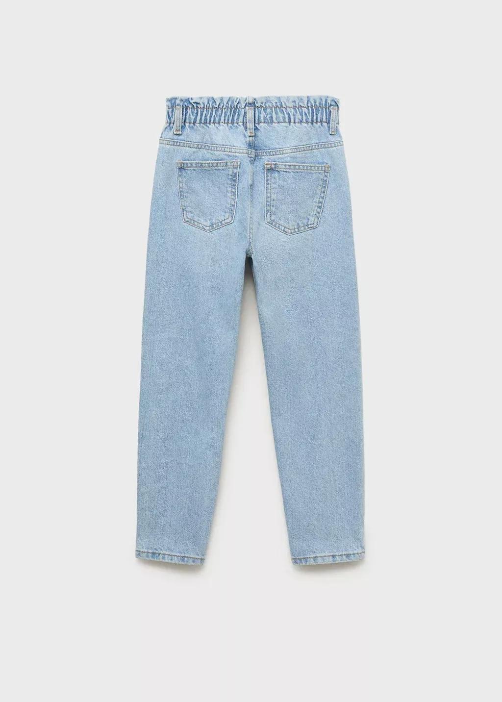 OPEN BLUE Paperbag jeans, Kids Girl, , large image number 1
