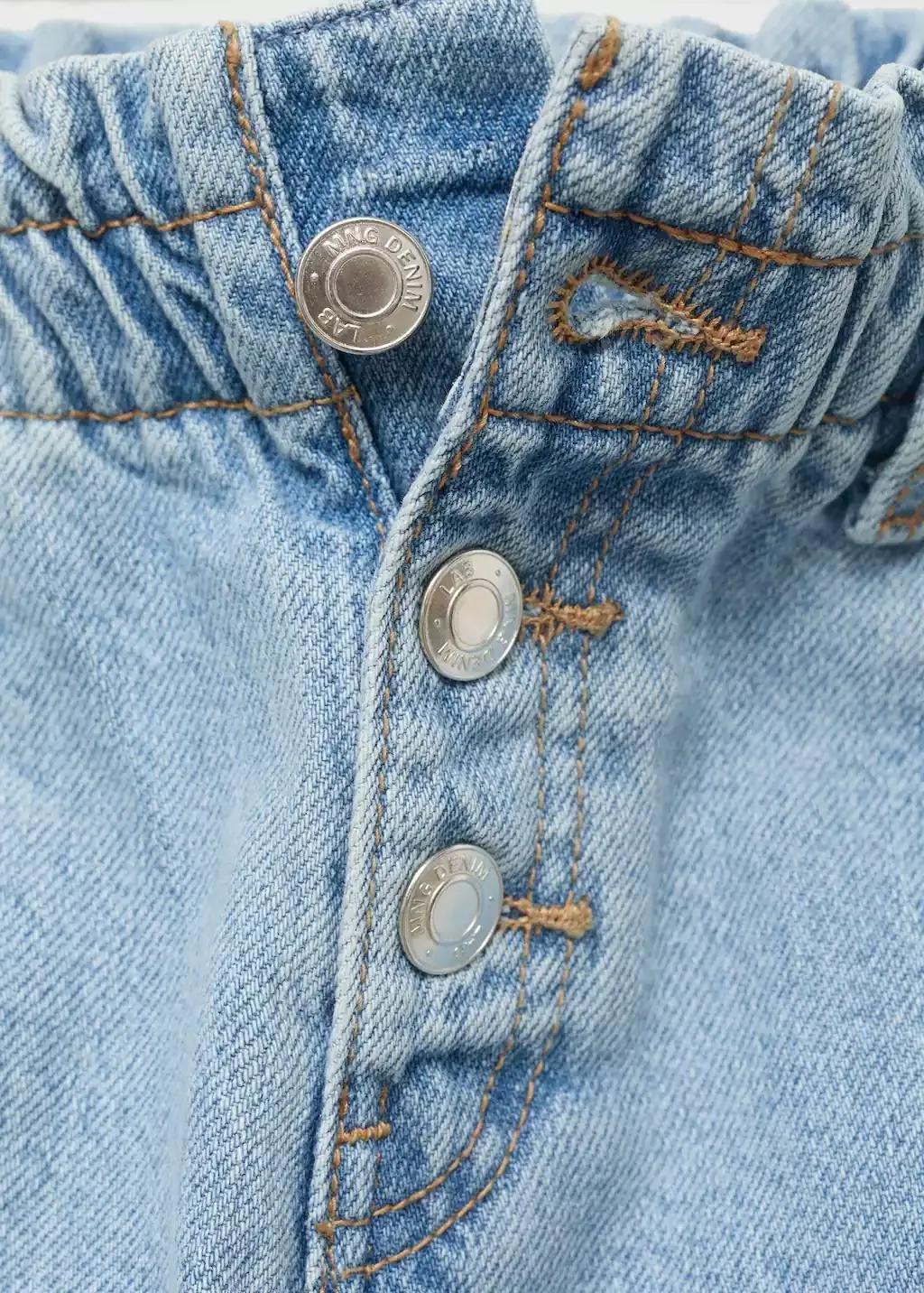 OPEN BLUE Paperbag jeans, Kids Girl, , large image number 2
