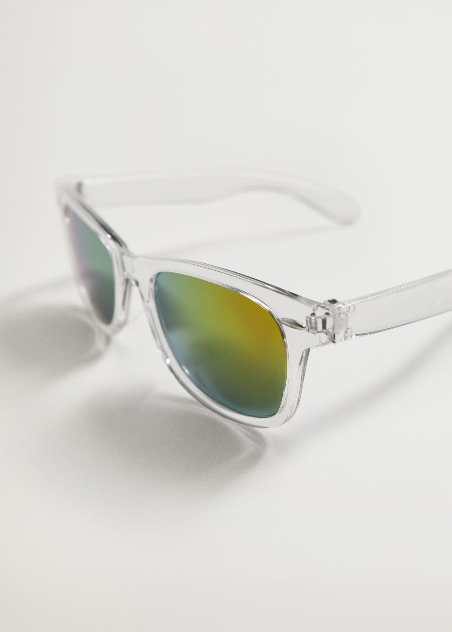 Grey Clear Frame Sunglasses, Kids Boy, , large image number 2