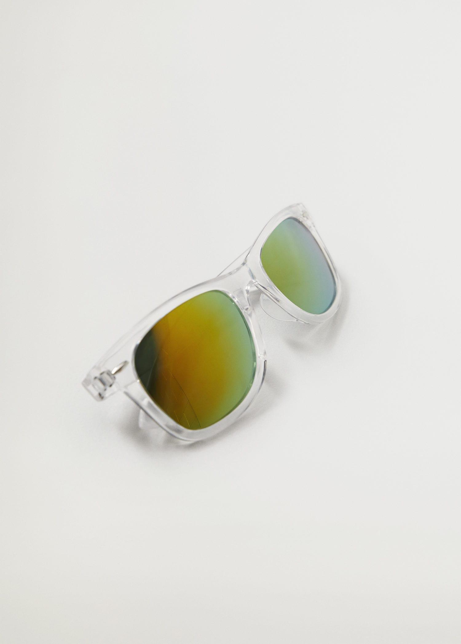 Grey Clear Frame Sunglasses, Kids Boy, , large image number 3