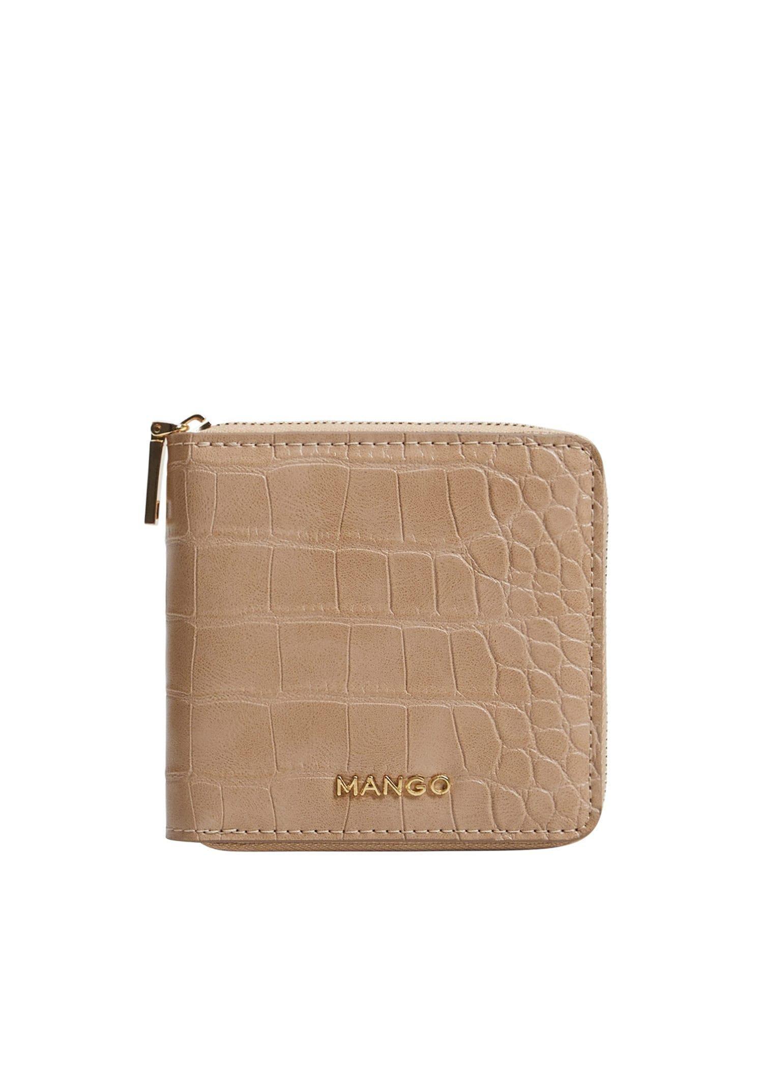 Lt-Pastel Pink Croc-Effect Wallet, Women, , large image number 1