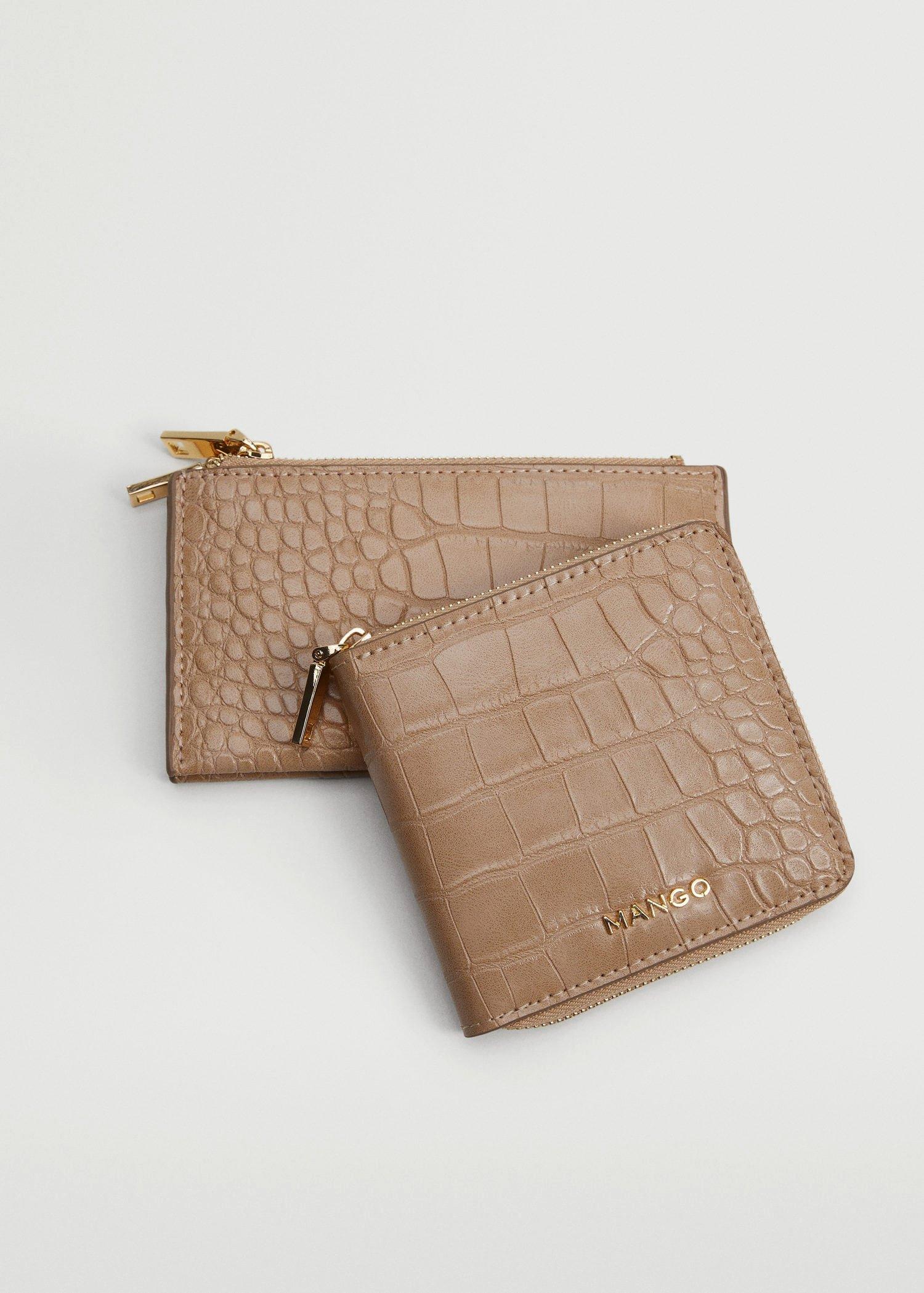 Lt-Pastel Pink Croc-Effect Wallet, Women, , large image number 2