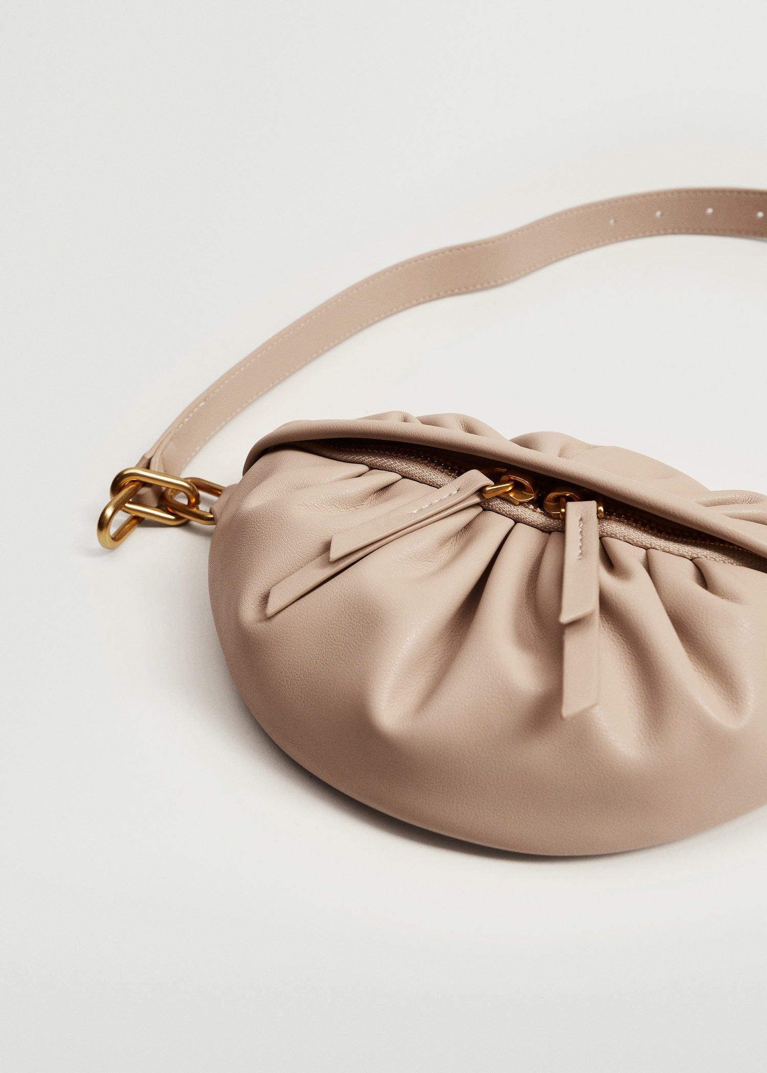 Lt-Pastel Pink Ruched Detail Waist Bag, Women, , large image number 3