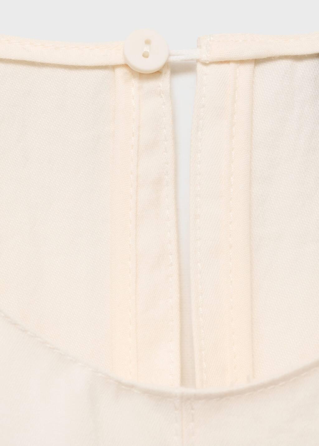 Beige Flared Midi-Dress, , large image number 4