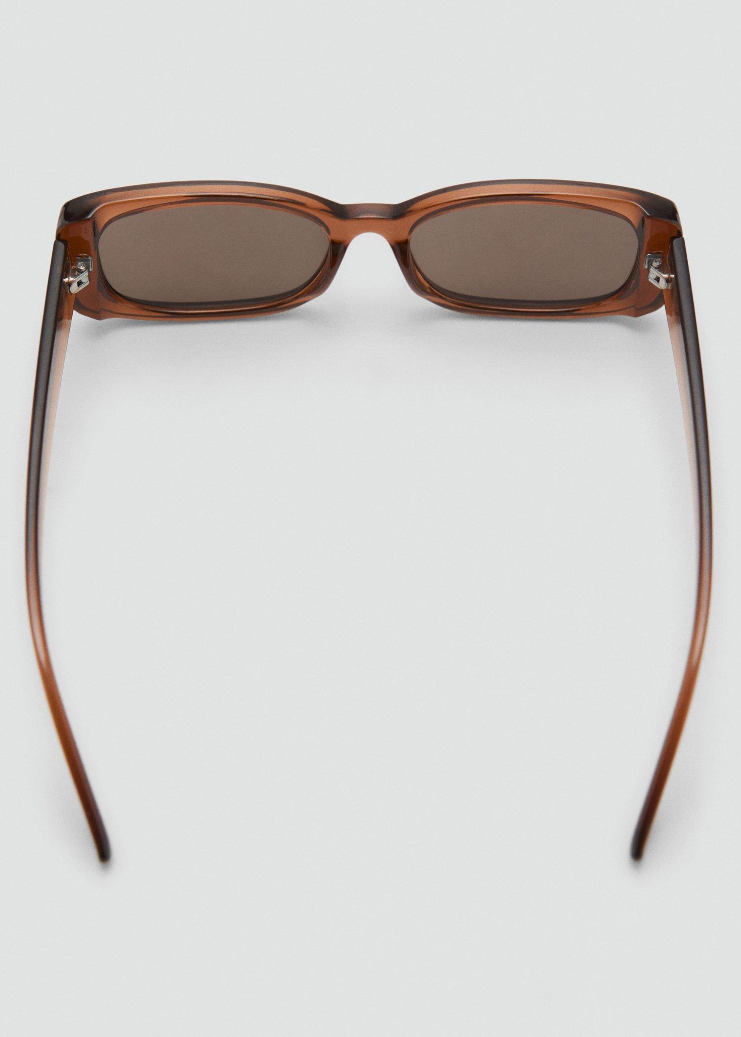 Brown Rectangular-Frame Sunglasses, 0201_30, large image number 2