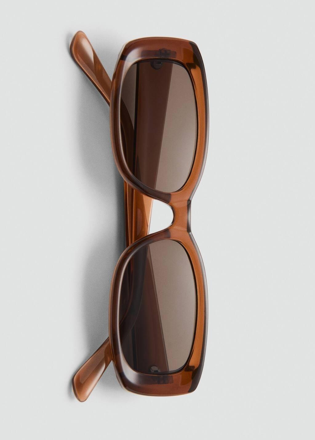 Brown Rectangular-Frame Sunglasses, 0201_30, large image number 6