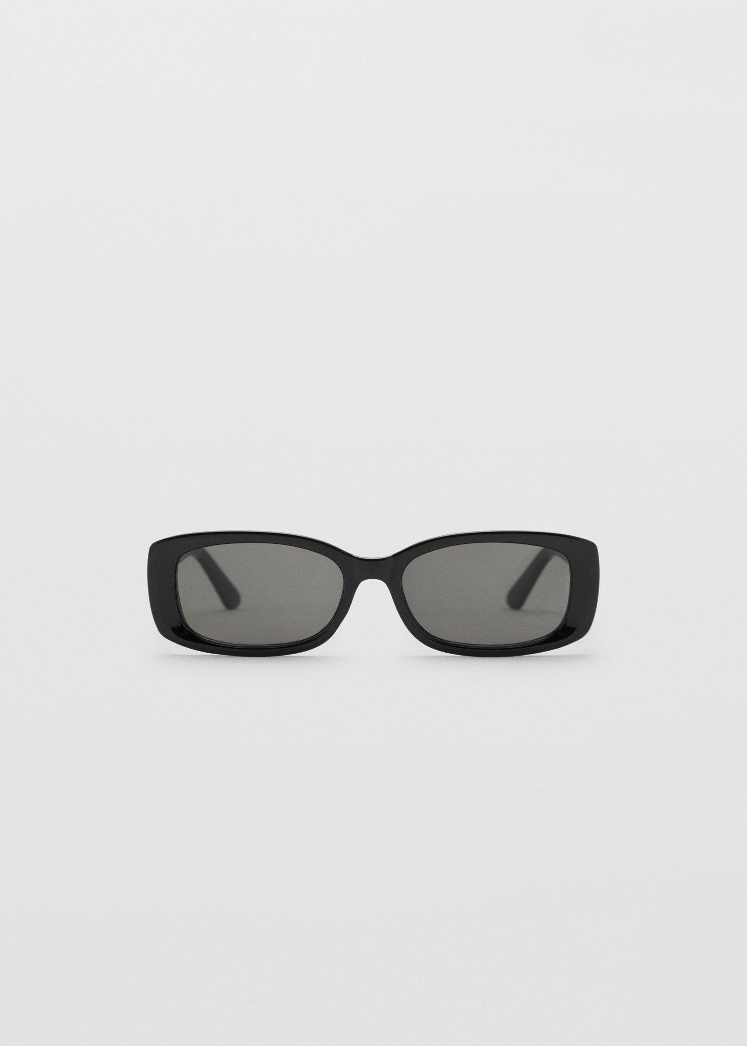 Black Rectangular-Frame Sunglasses, 0201_99, large image number 1