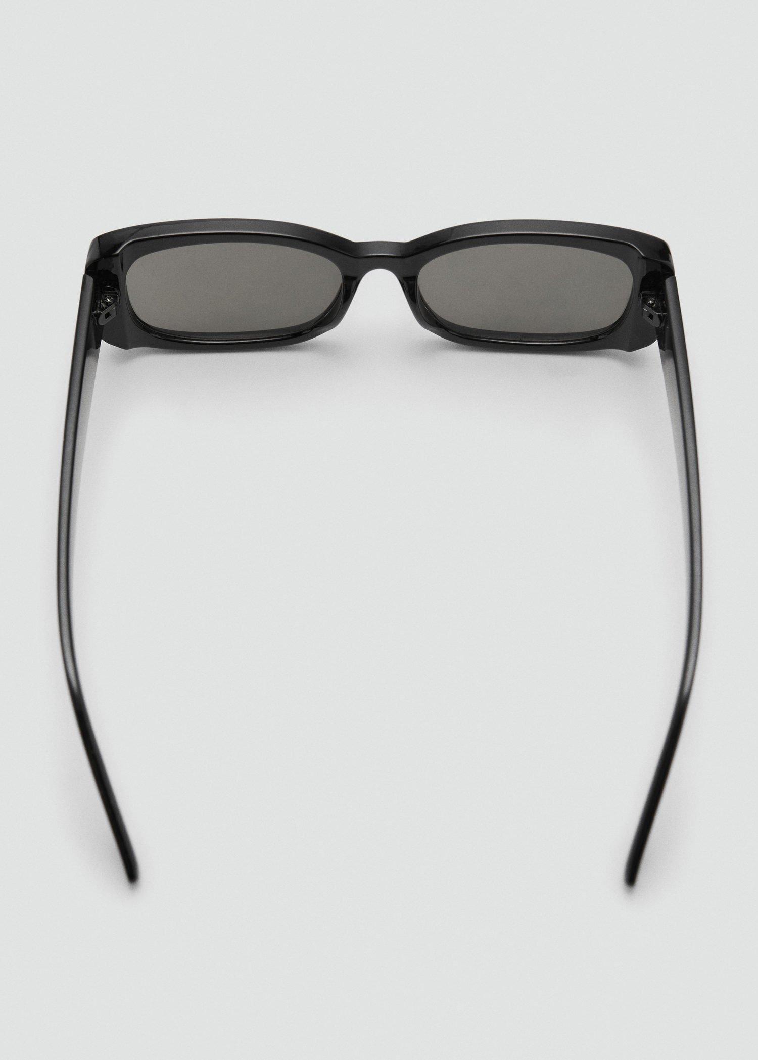 Black Rectangular-Frame Sunglasses, 0201_99, large image number 2