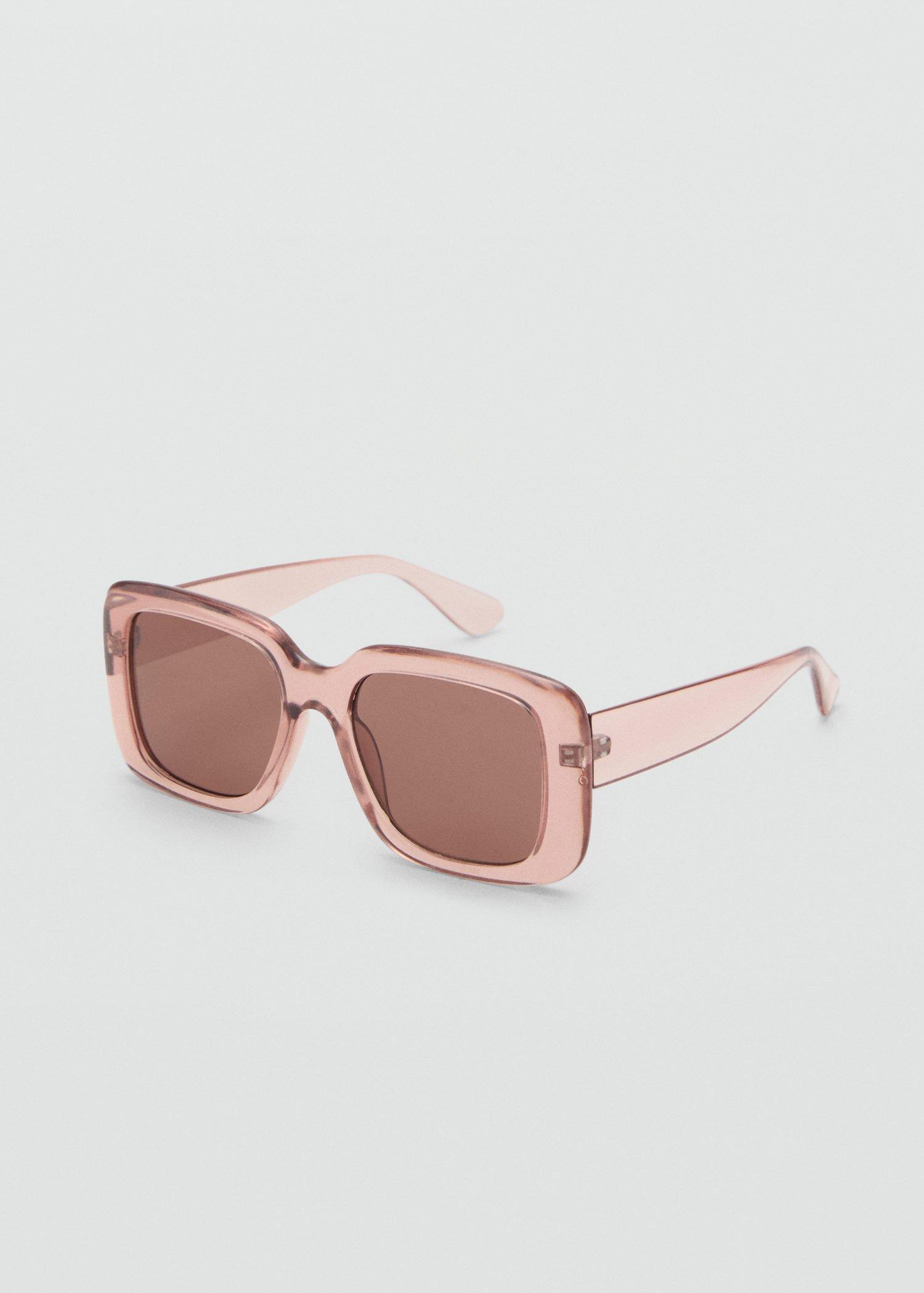 Pink Lt Pastel Squared Frame Sunglasses, , medium