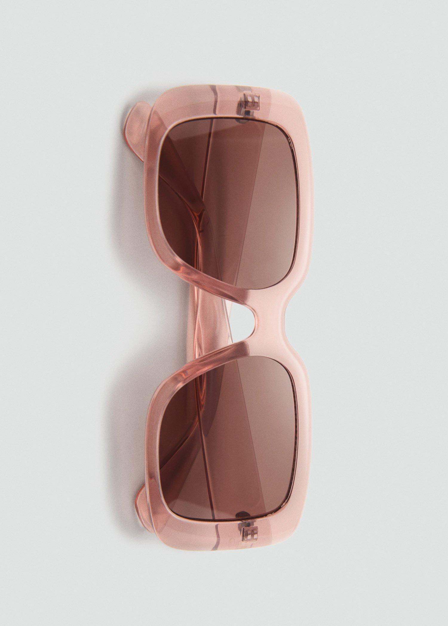 Pink Lt Pastel Squared Frame Sunglasses, 0201_81, large image number 2