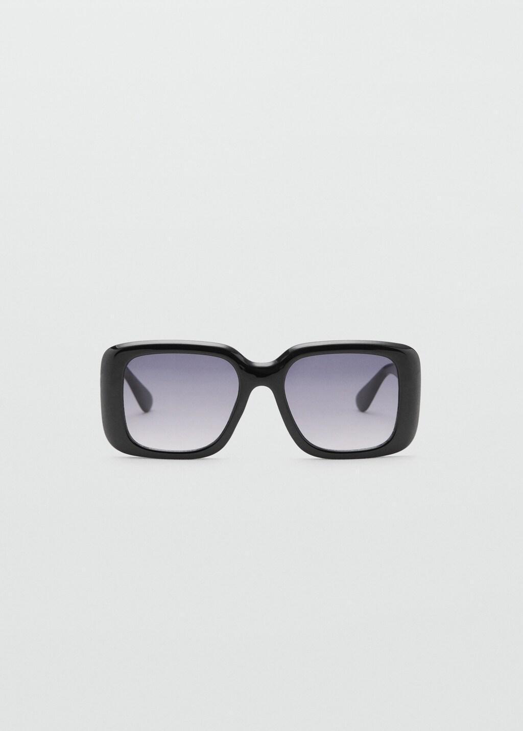 Black Squared Frame Sunglasses, 0201_99, large image number 8