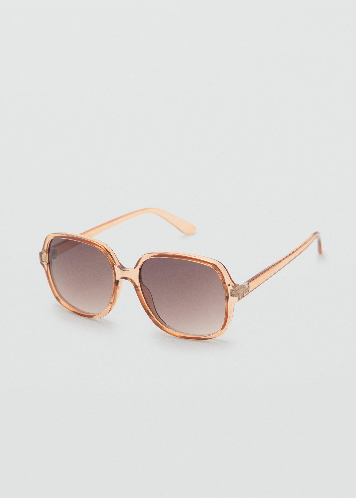 Yellow Squared Frame Sunglasses, , medium