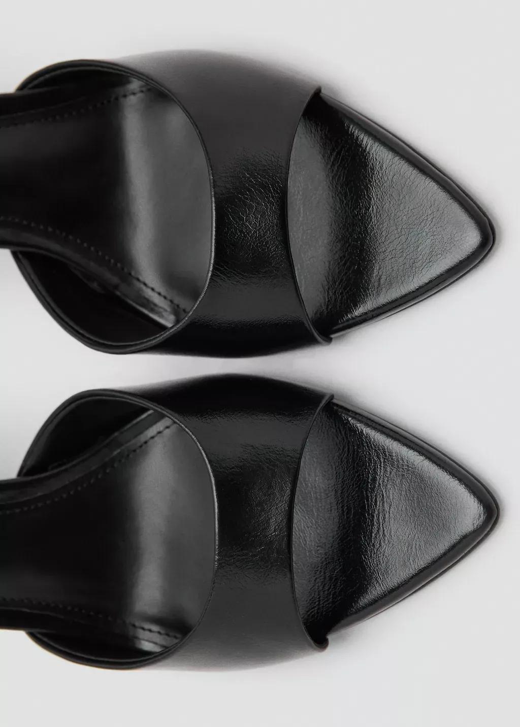 Black Pointed heel sandals, 0201_99, medium