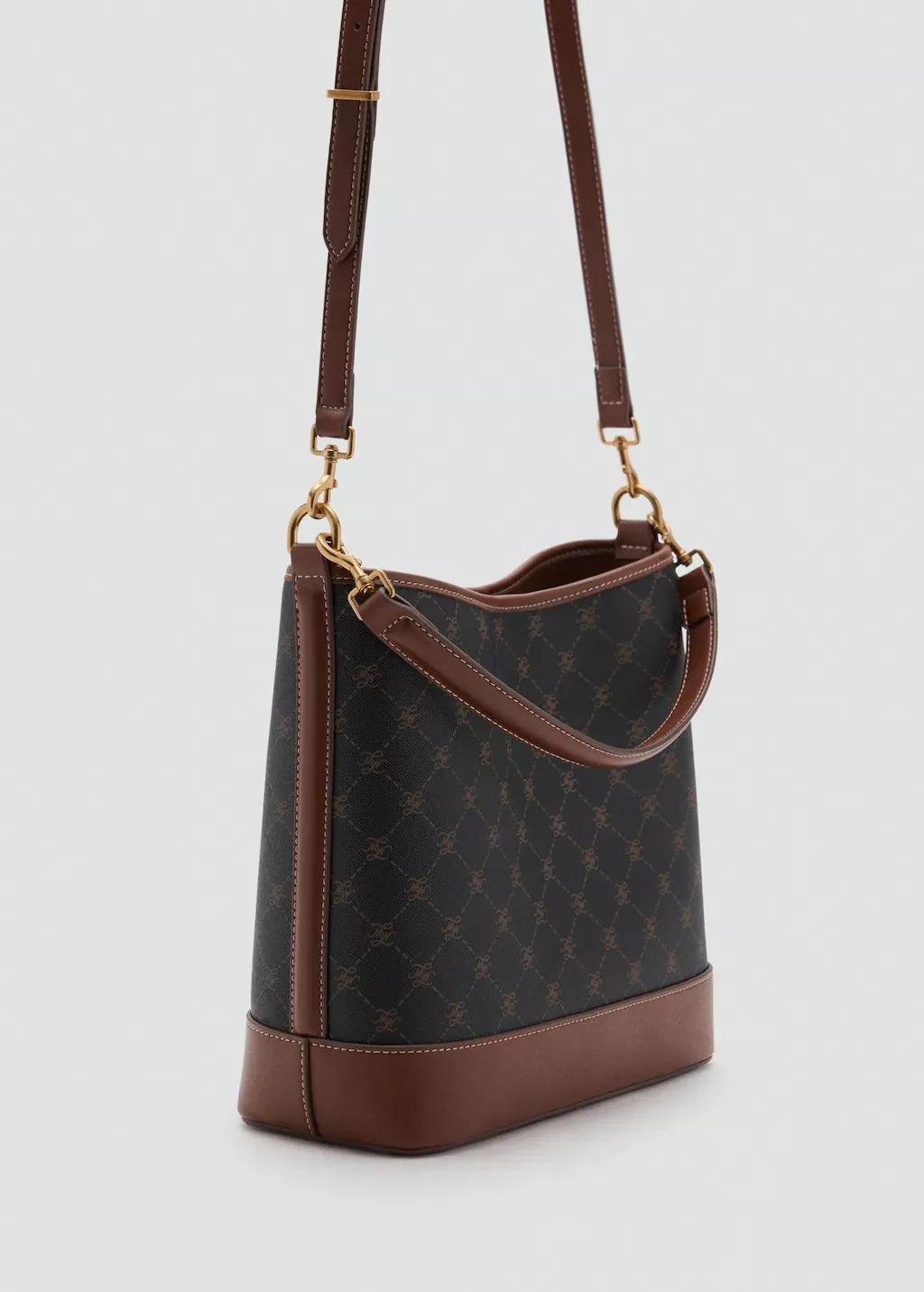 Brown Large Bucket Bag, Brown, large image number 0