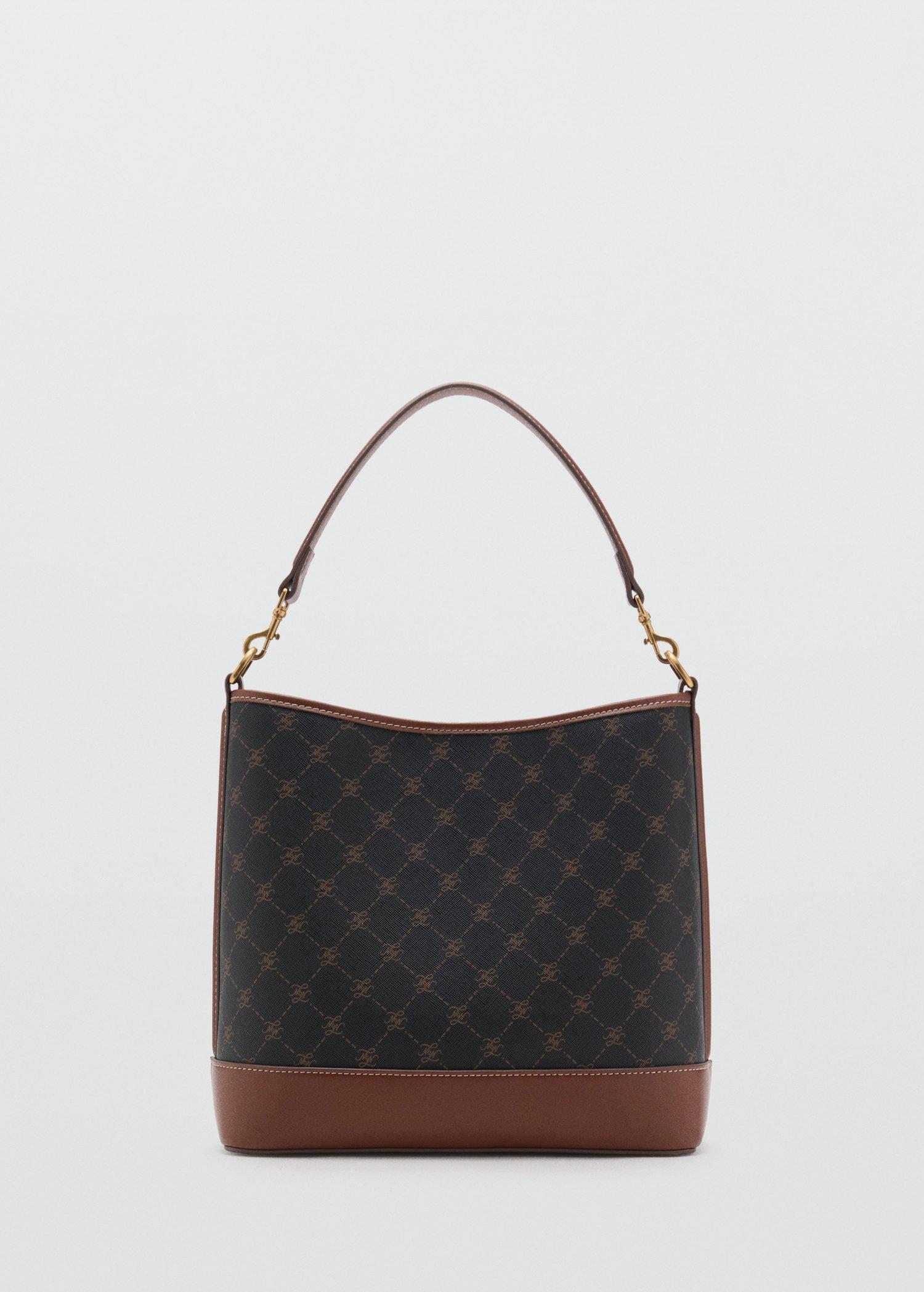 Brown Large Bucket Bag, Brown, large image number 1