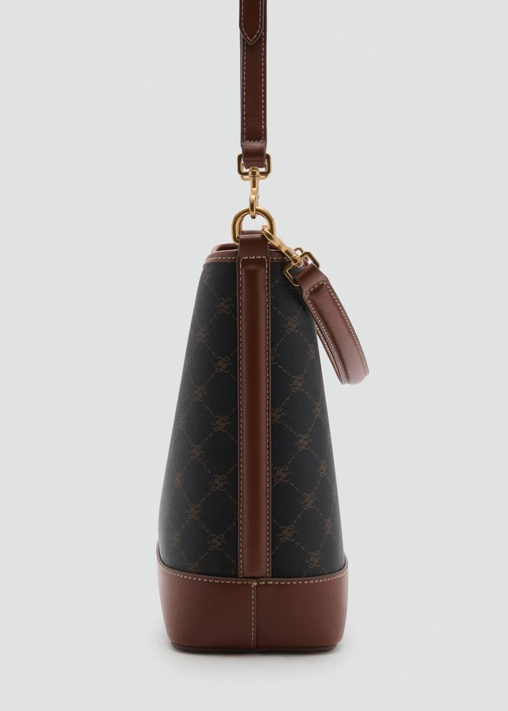 Brown Large Bucket Bag, Brown, large image number 3