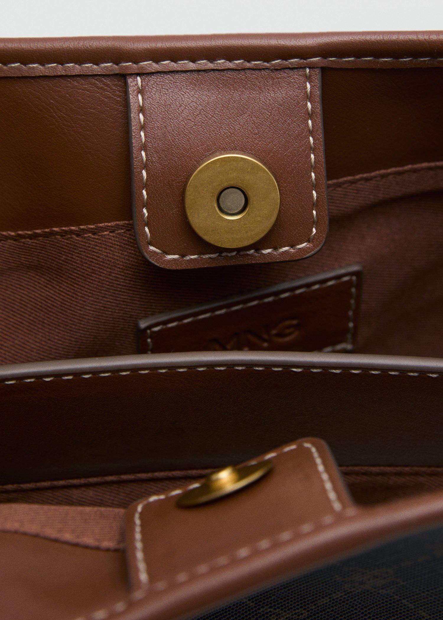 Brown Large Bucket Bag, Brown, large image number 4