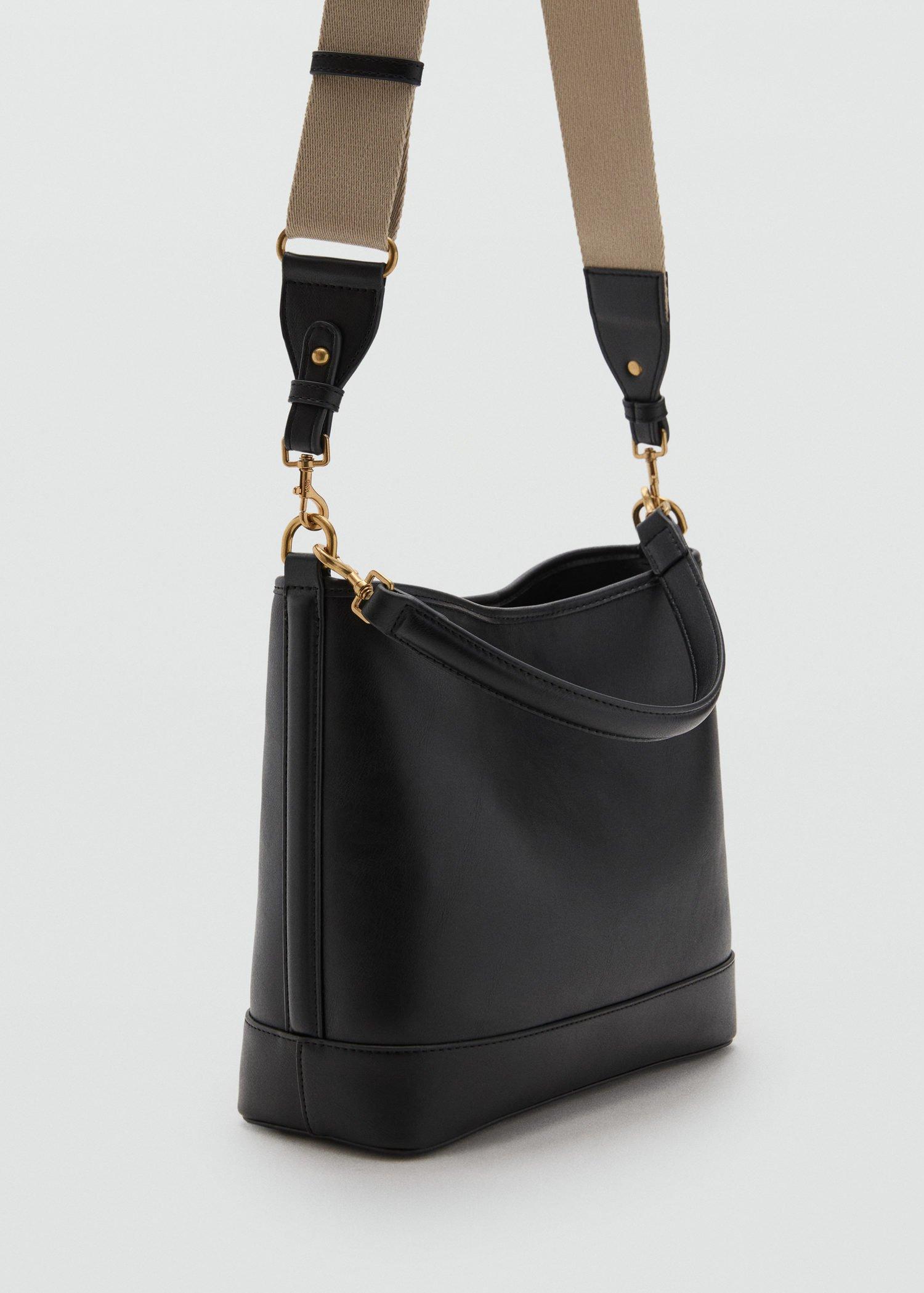 Black Large Bucket Bag, 0201_99, large image number 0