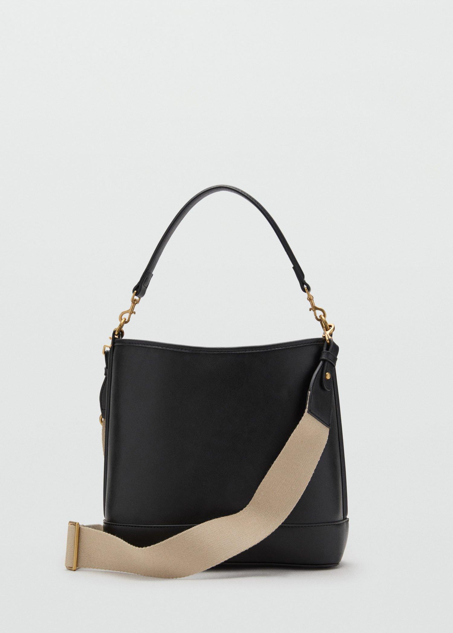 Black Large Bucket Bag, 0201_99, large image number 1