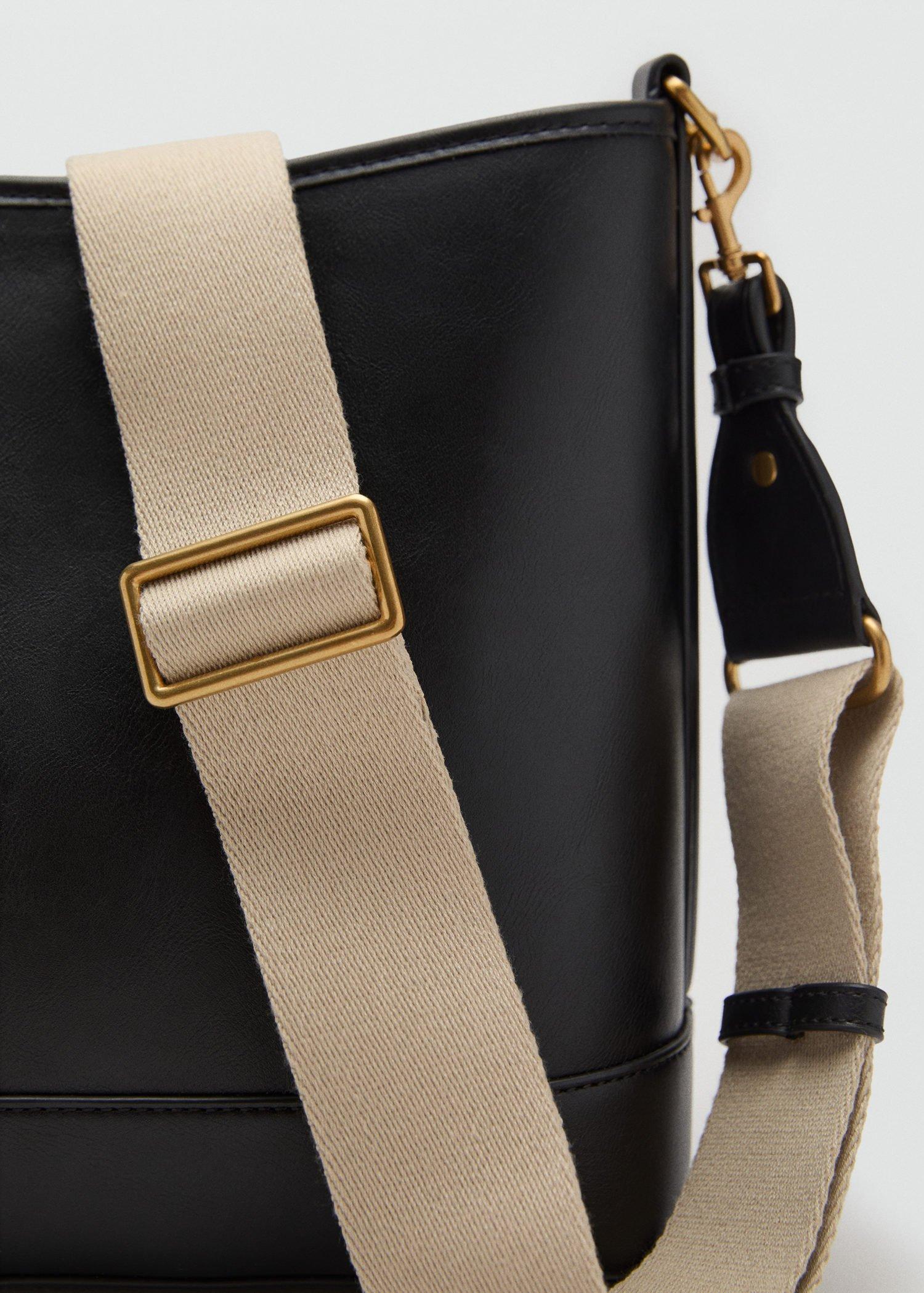 Black Large Bucket Bag, 0201_99, large image number 2