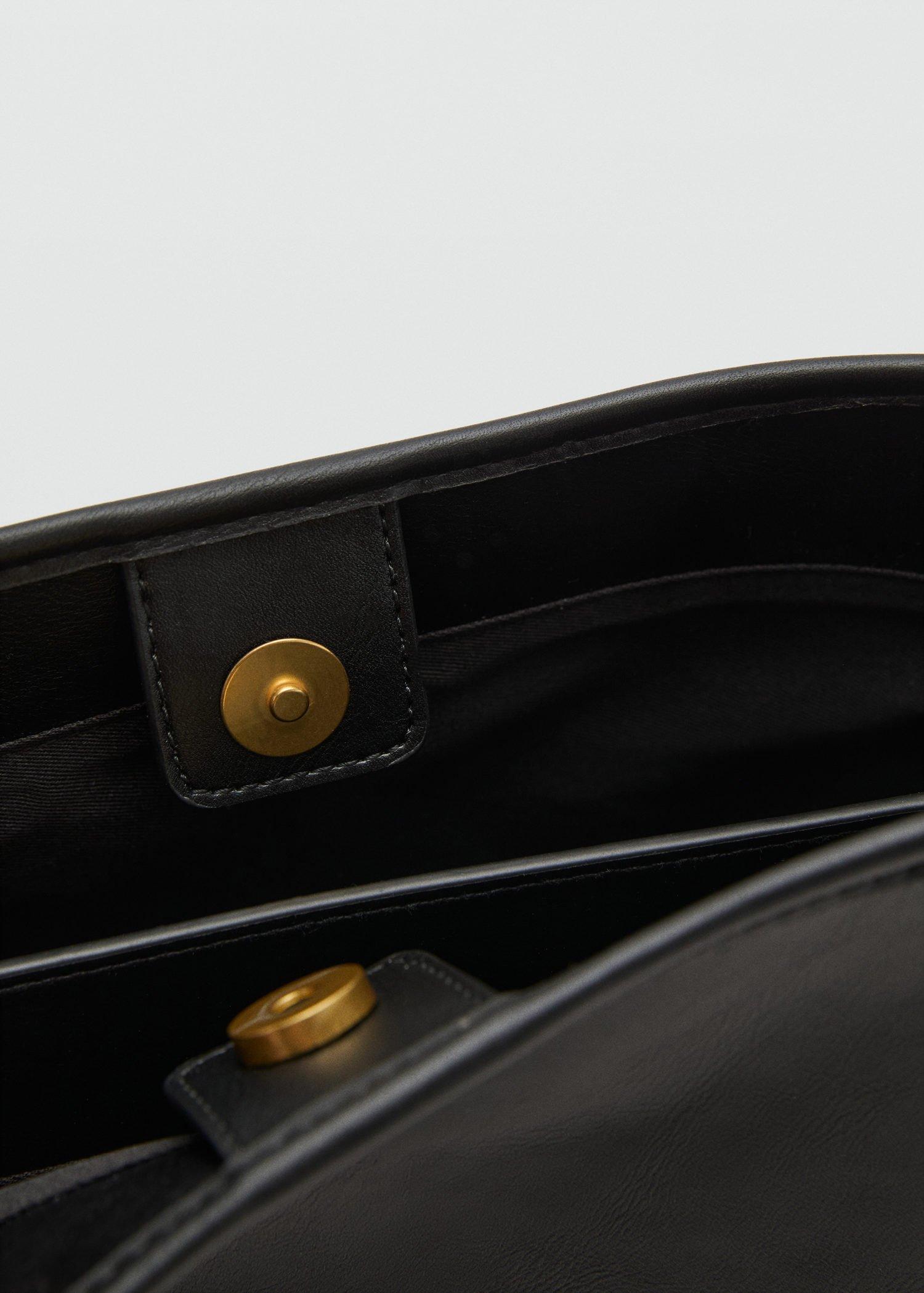 Black Large Bucket Bag, 0201_99, large image number 3