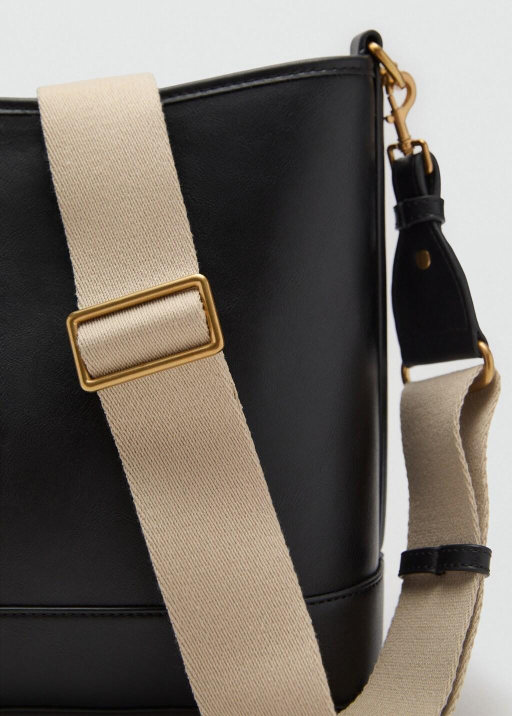 Black Large Bucket Bag, 0201_99, large image number 6