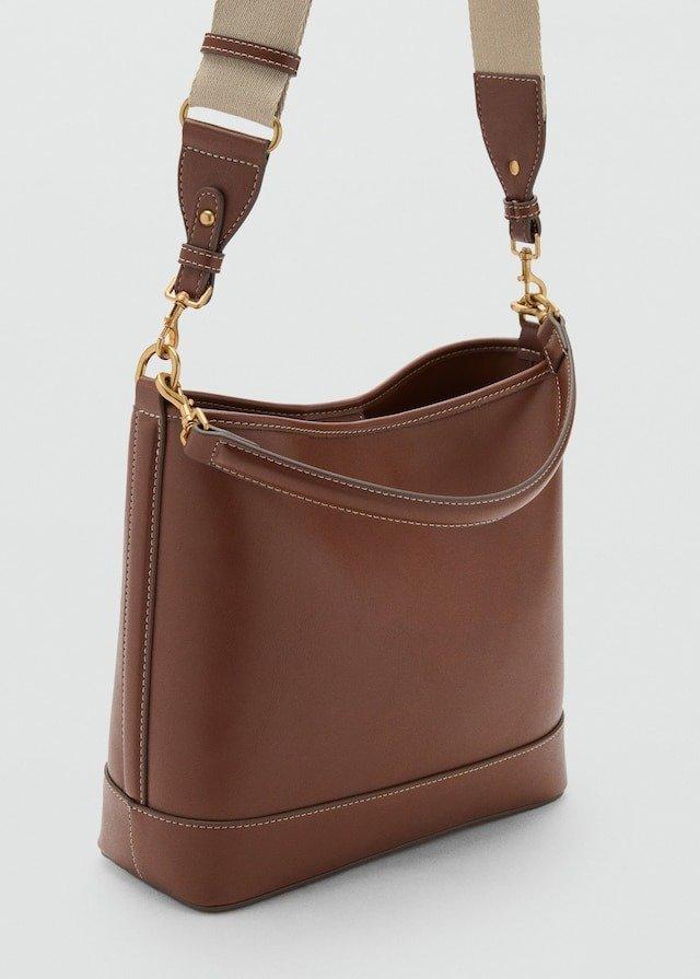 Brown Large Bucket Bag, 0201_CU, large image number 0