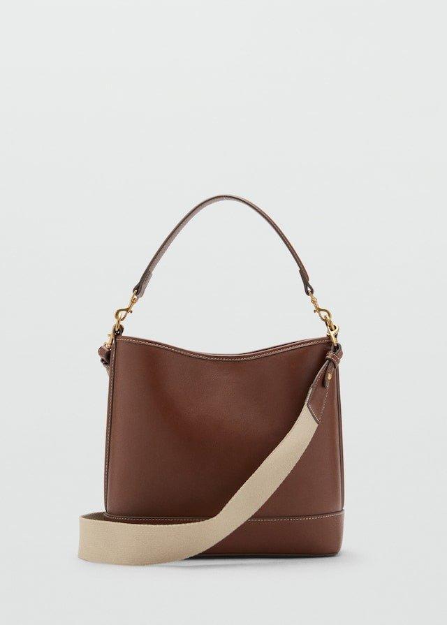 Brown Large Bucket Bag, 0201_CU, large image number 1