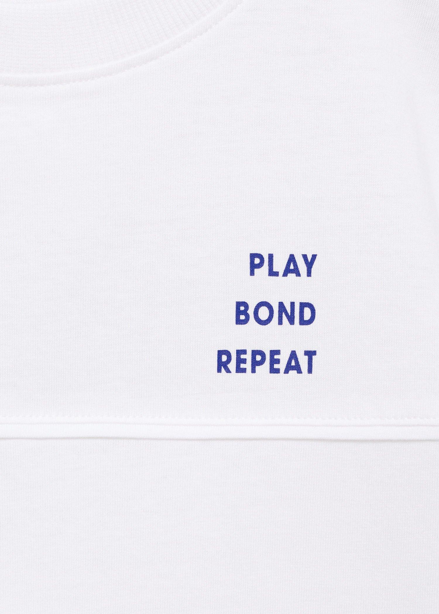 White Short-Sleeved Printed T-Shirt, Kids Boys, , large image number 2