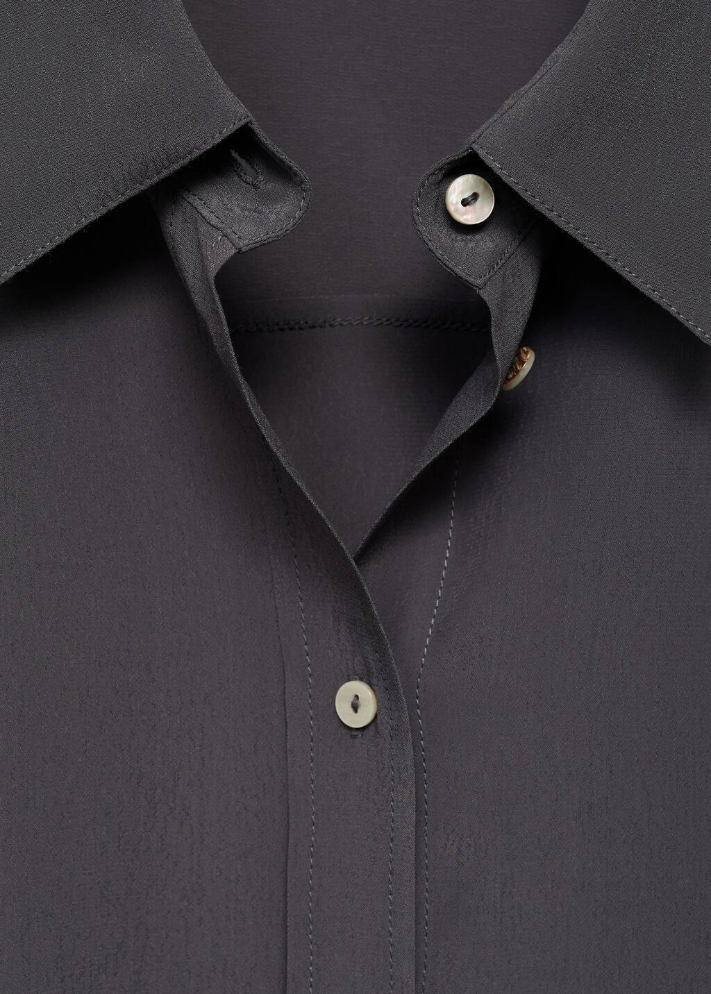 Grey Oversize flowy shirt, No Colour, large image number 4